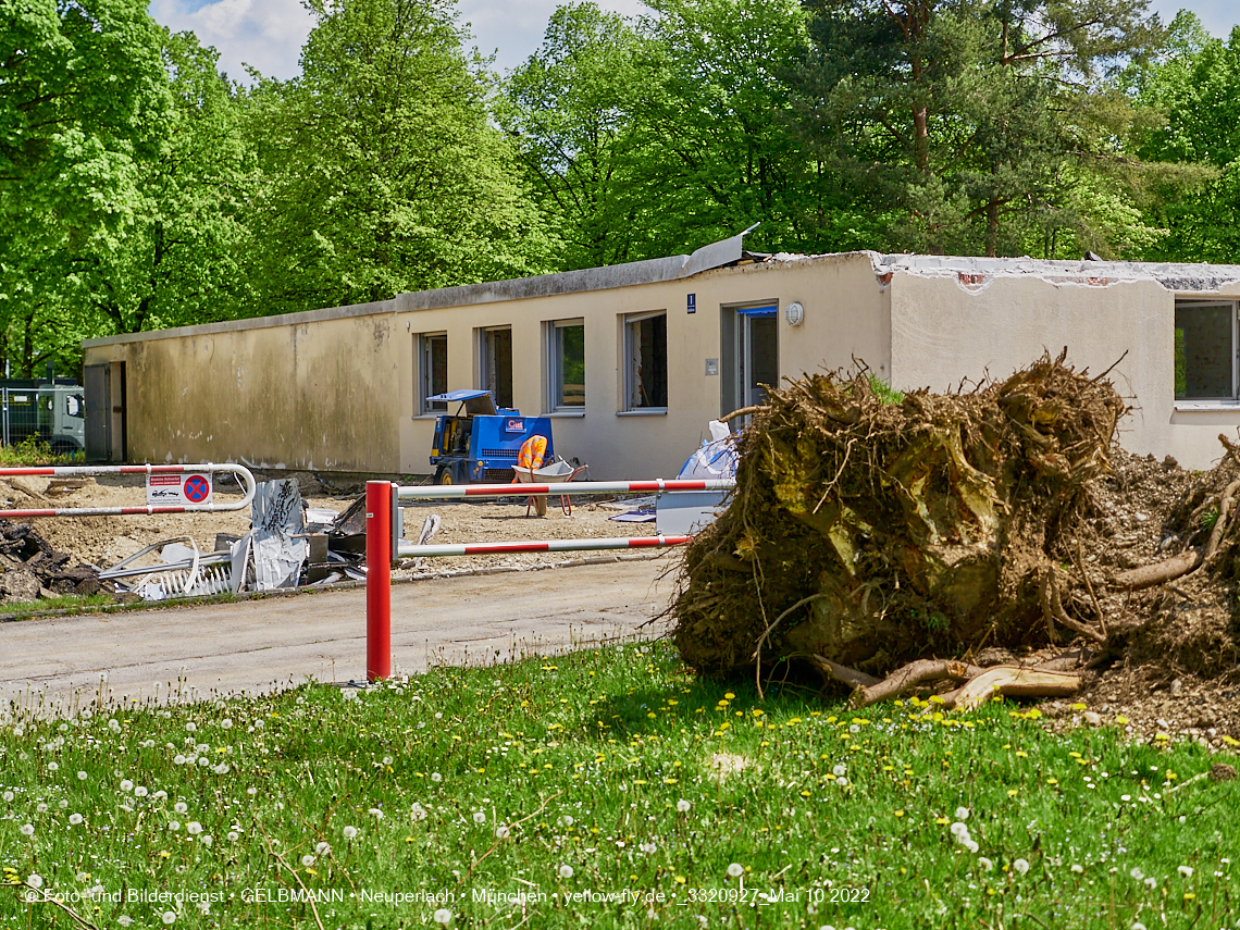 10.05.2022 - Baustelle am Haus für Kinder in Neuperlach